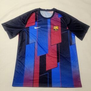 FC Barcelona Jersey 2021-22 Nike Dri Fit Kit Shirt Soccer Futbol Mens XL Rare
